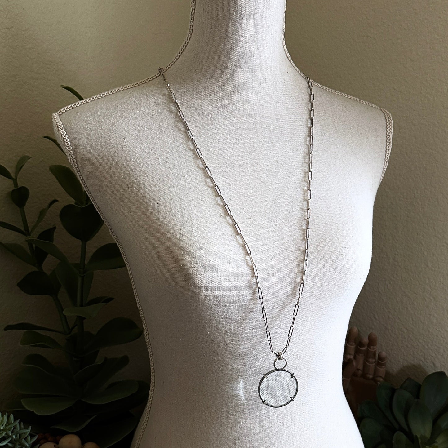 Magnifier Chain Upgrade - Sterling Silver LARGE PAPERCLIP
