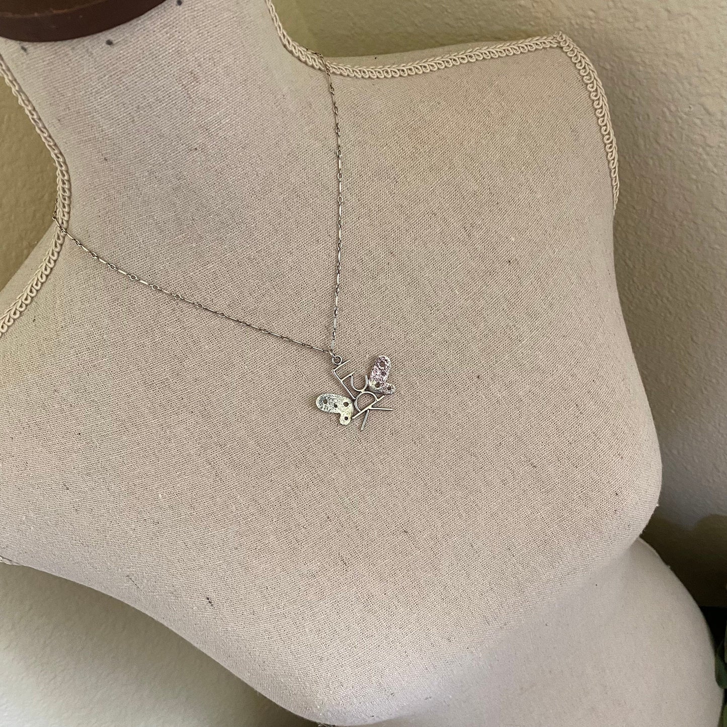 Flying F*ck Necklace - Sterling Silver