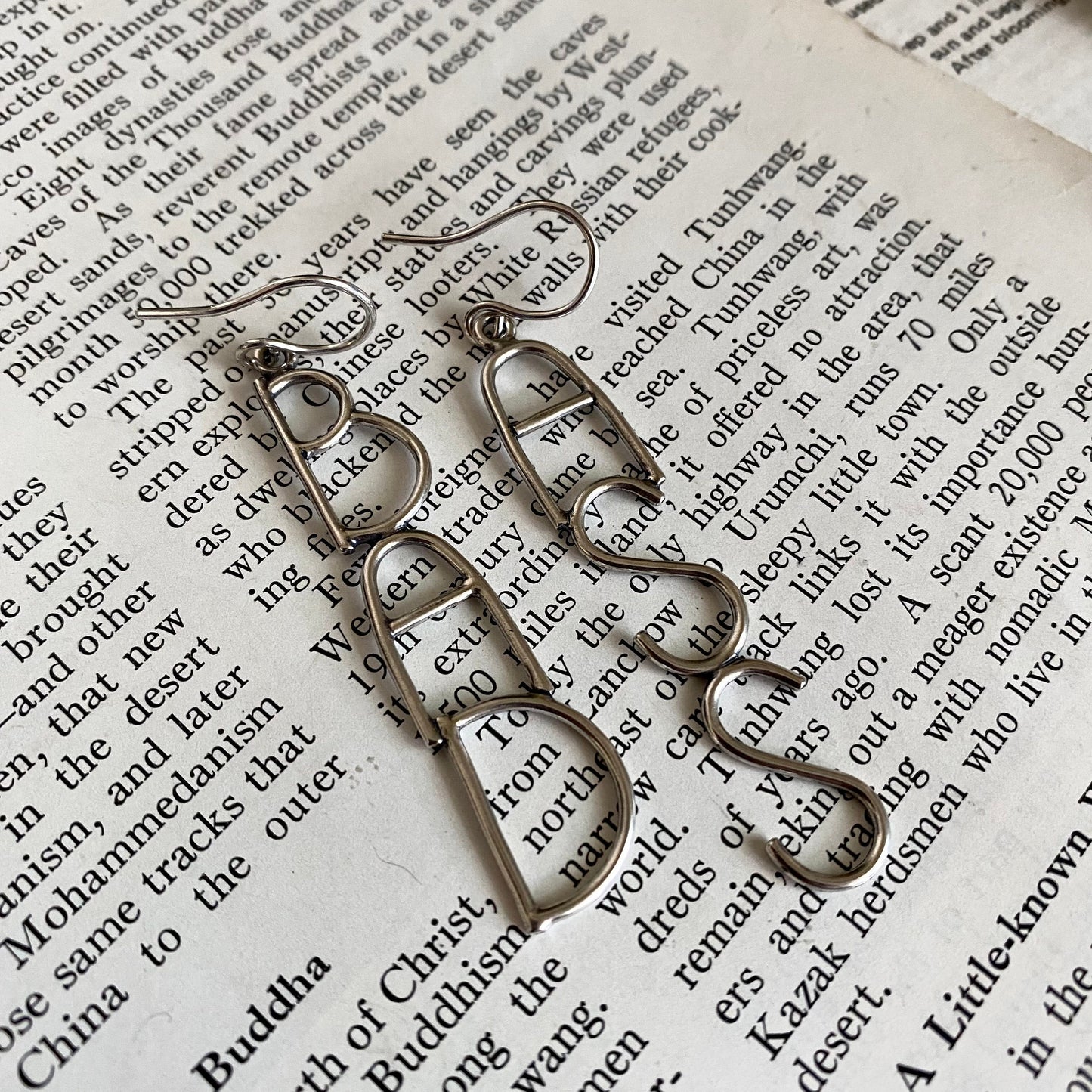 Bad@ss Earrings - Sterling Silver