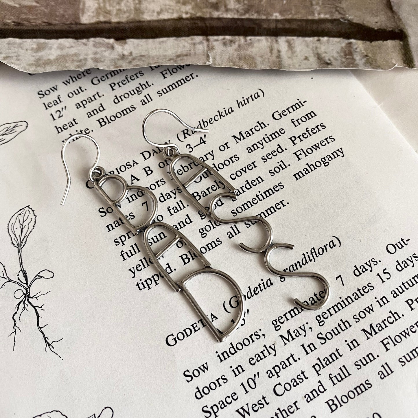 Bad@ss Earrings - Sterling Silver