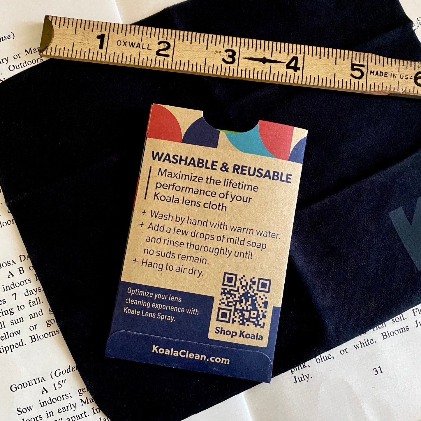 Koala Glass Lens Cleaning Cloth - Full-Size