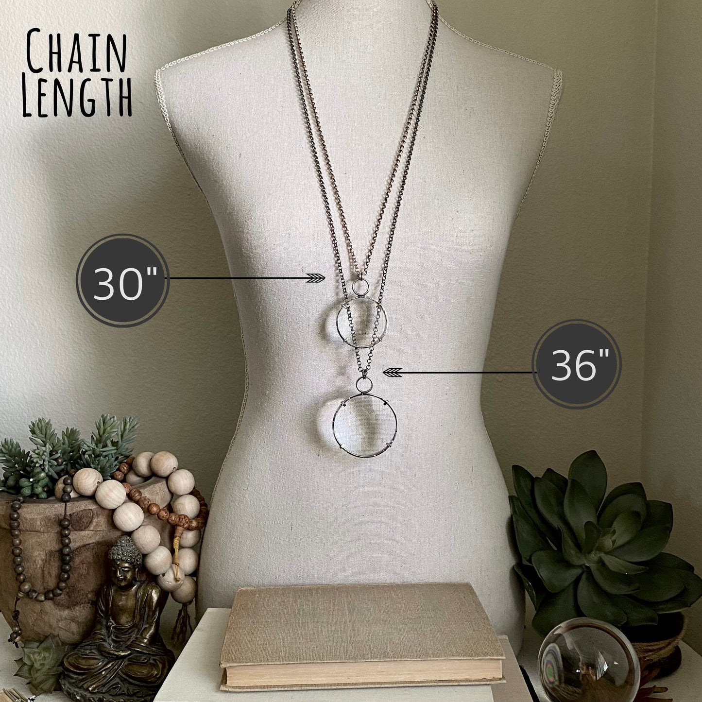 Magnifier Chain Upgrade - Sterling Silver ROUND ROLO
