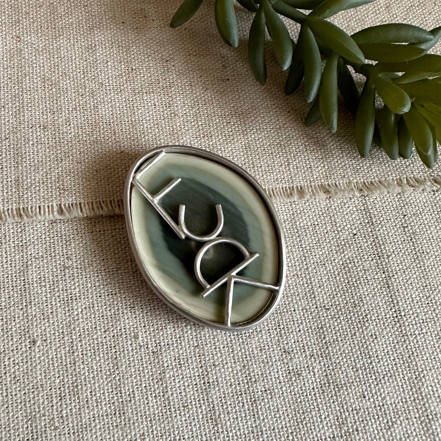 Fancy F*ck Green Imperial Jasper Ring - Semi-Custom