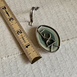 Fancy F*ck Green Imperial Jasper Ring - Semi-Custom