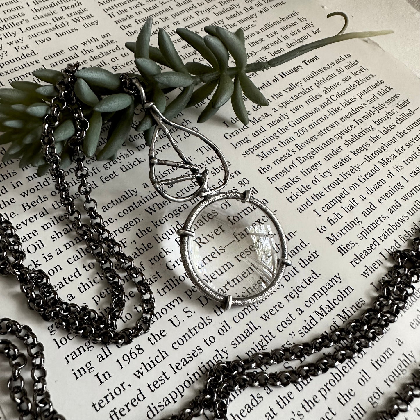 3x Magnifying Glass Monocle Necklace - PATTI x POLLY Limited Edition Collab #1 of 3