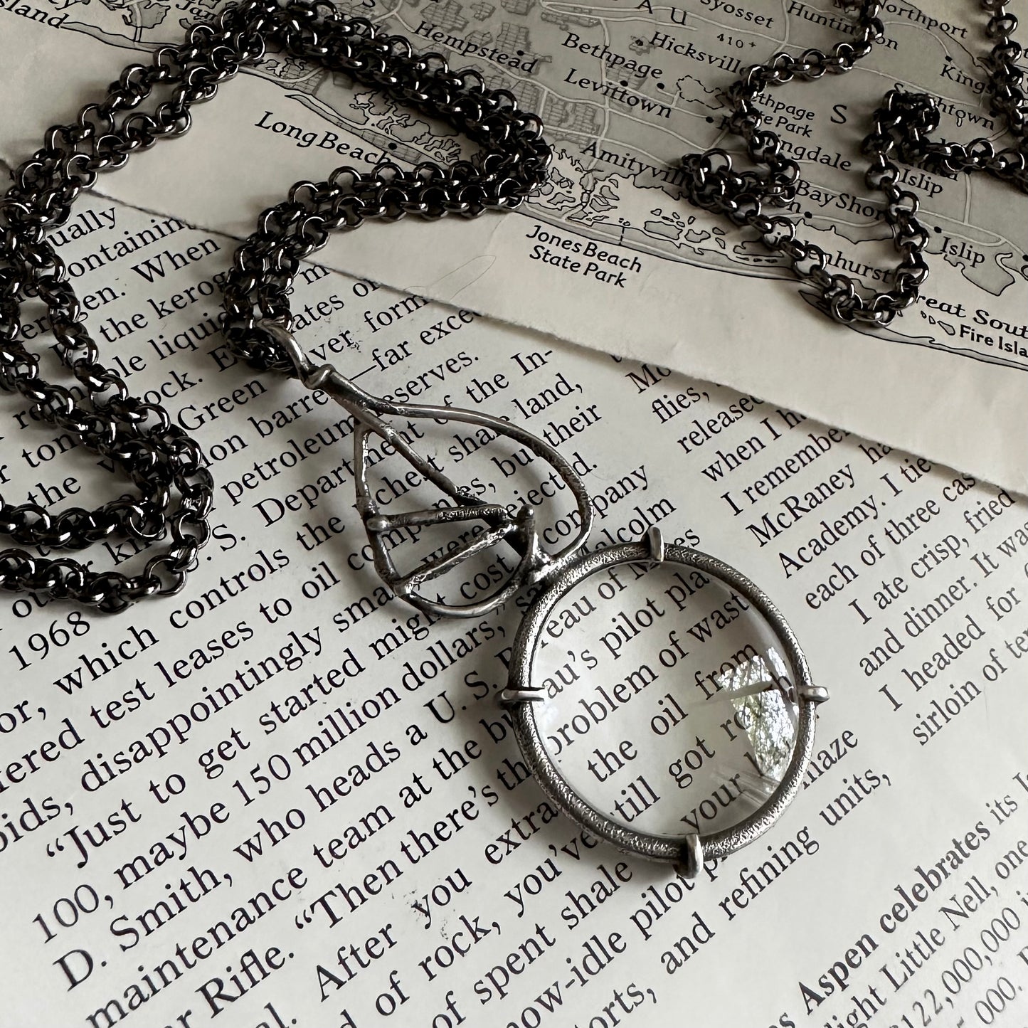 3x Magnifying Glass Monocle Necklace - PATTI x POLLY Limited Edition Collab #1 of 3