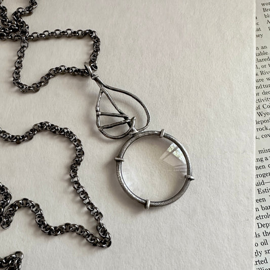 3x Magnifying Glass Monocle Necklace - PATTI x POLLY Limited Edition Collab #1 of 3