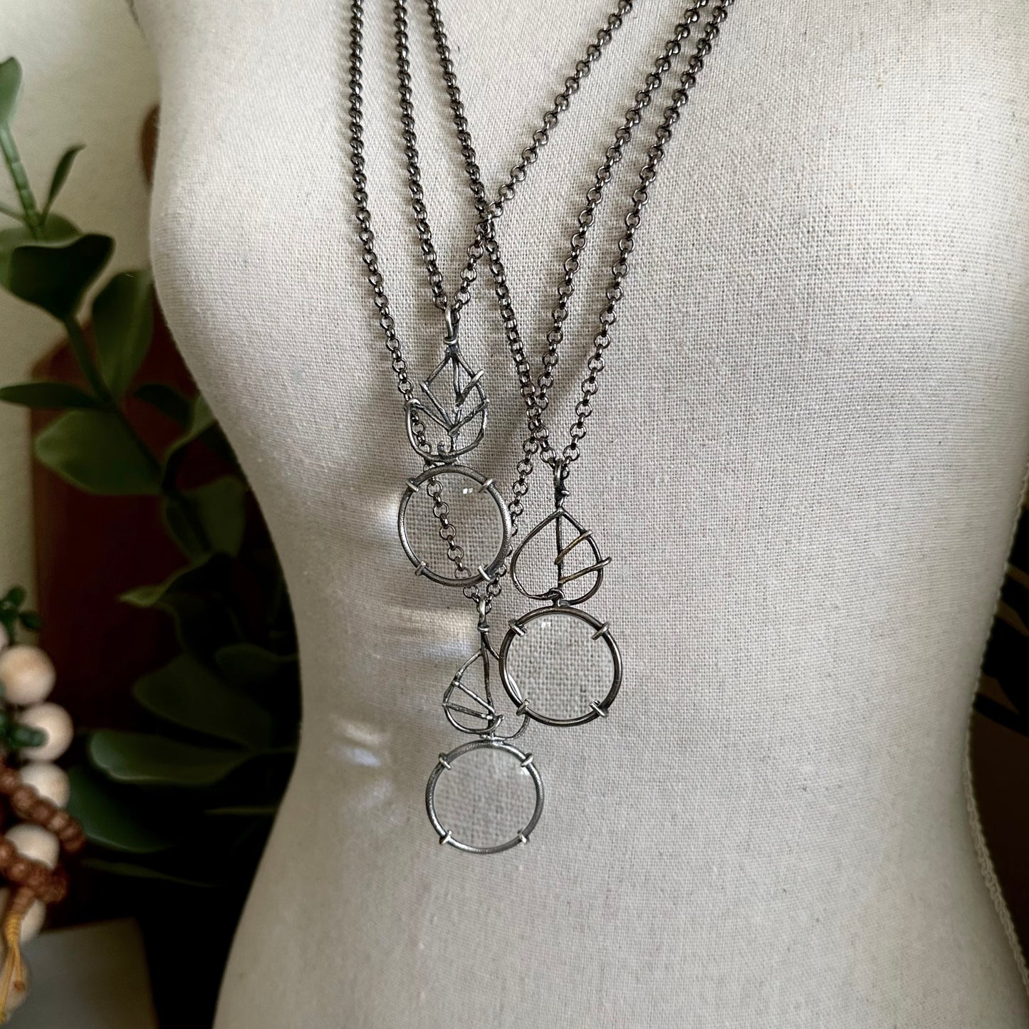 3x Magnifying Glass Monocle Necklace - PATTI x POLLY Limited Edition Collab #1 of 3