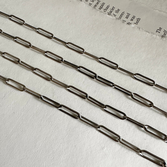 Magnifier Chain Upgrade - Sterling Silver LARGE PAPERCLIP