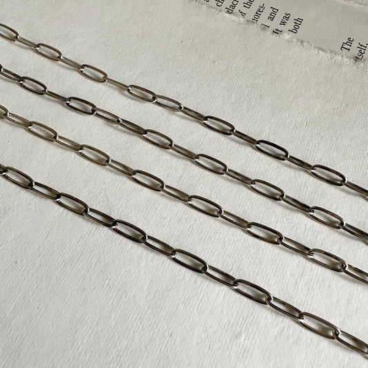 Magnifier Chain Upgrade - Sterling Silver SMALL PAPERCLIP