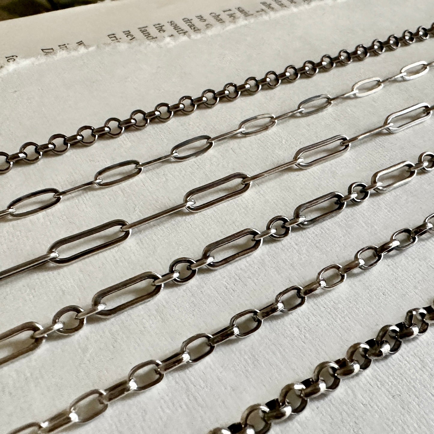 Magnifier Chain Upgrade - Sterling Silver ROUND ROLO