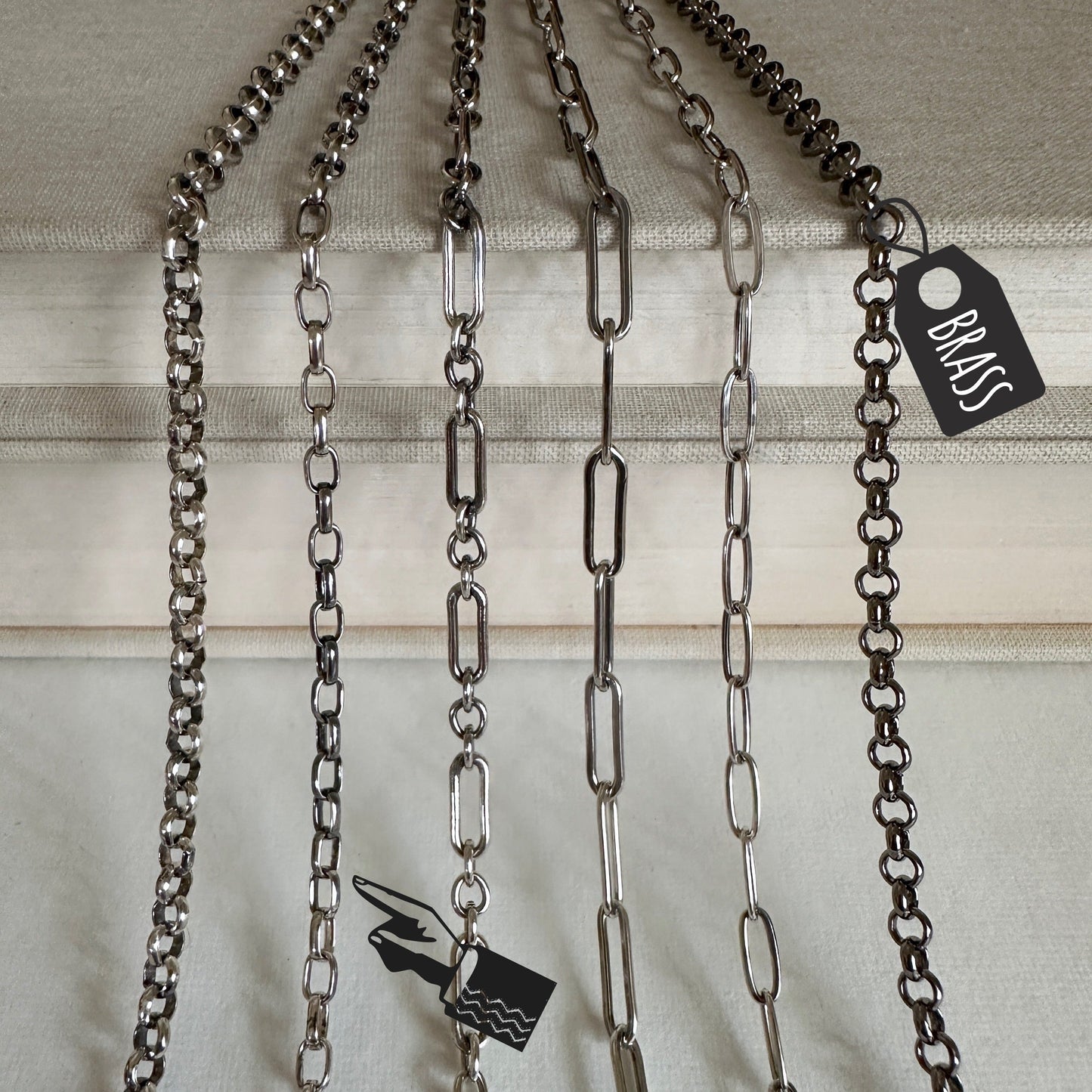 Magnifier Chain Upgrade - Sterling Silver OVAL ROLO