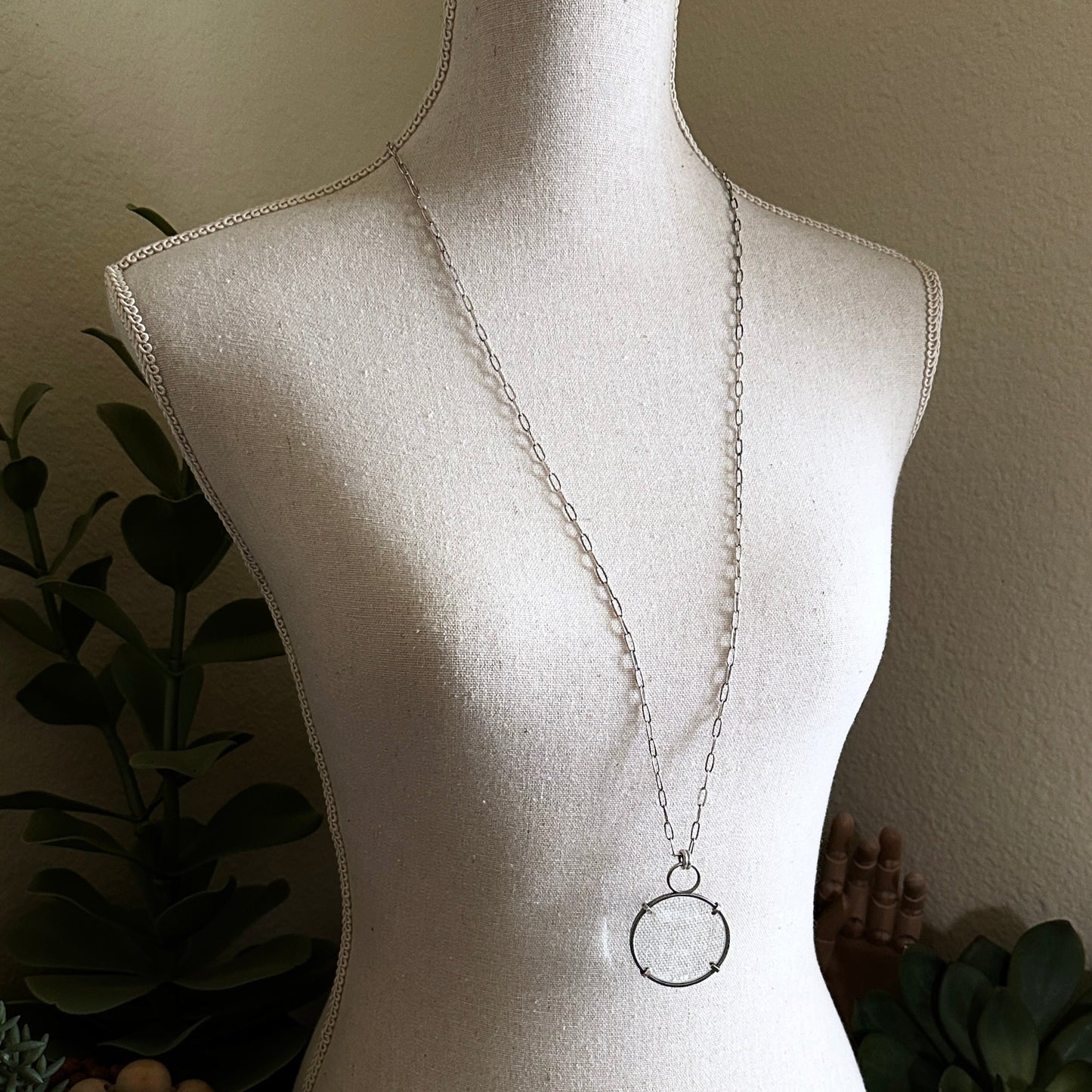 Magnifier Chain Upgrade - Sterling Silver SMALL PAPERCLIP