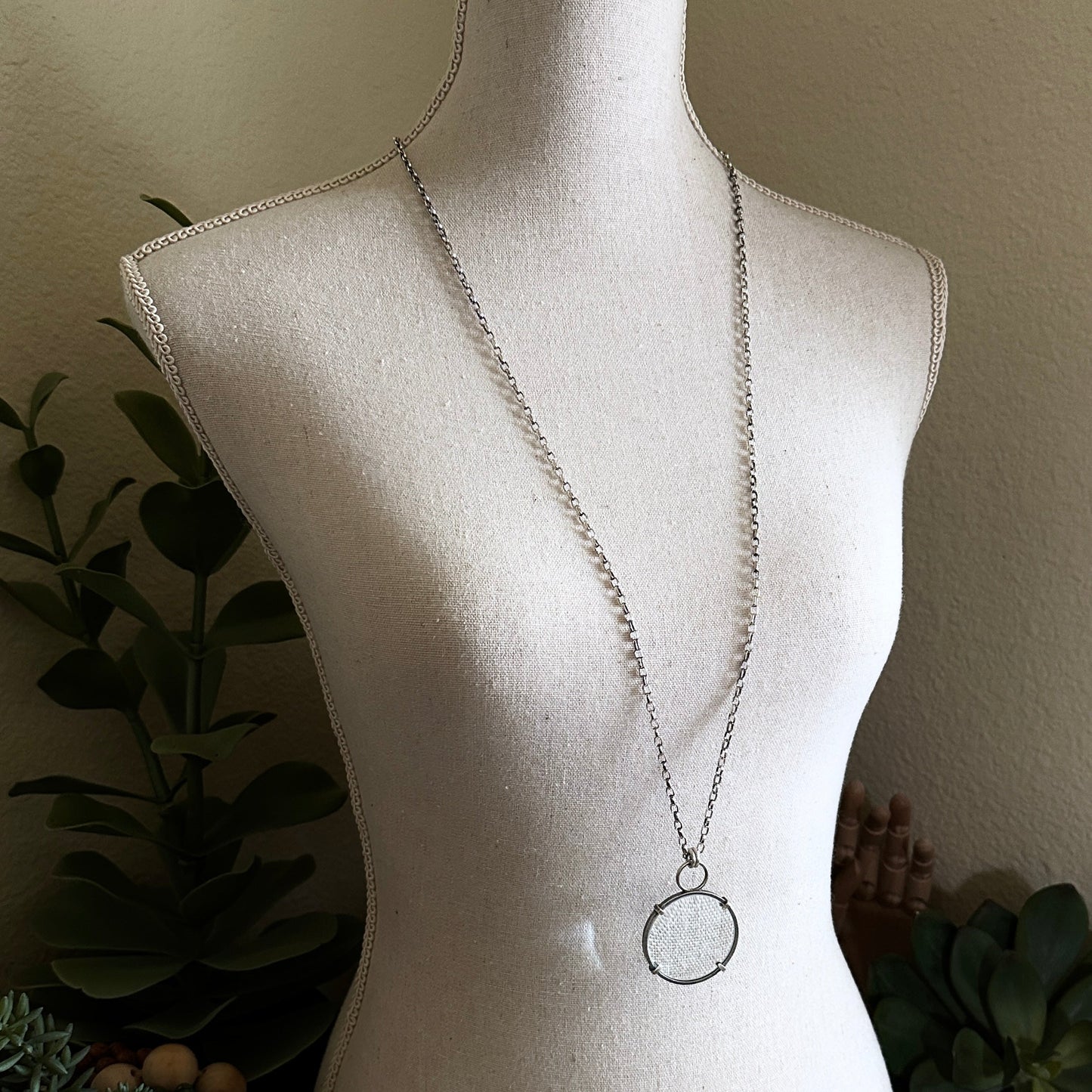 Magnifier Chain Upgrade - Sterling Silver OVAL ROLO
