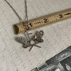 Flying F*ck Necklace - Sterling Silver