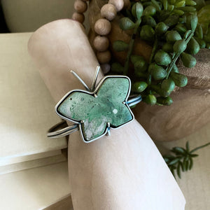 Flying F*ck Cuff // Yellowstone Variscite // Sterling Silver